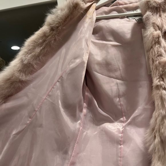 Rabbit fur jacket with hoodie - Picture 5 of 9